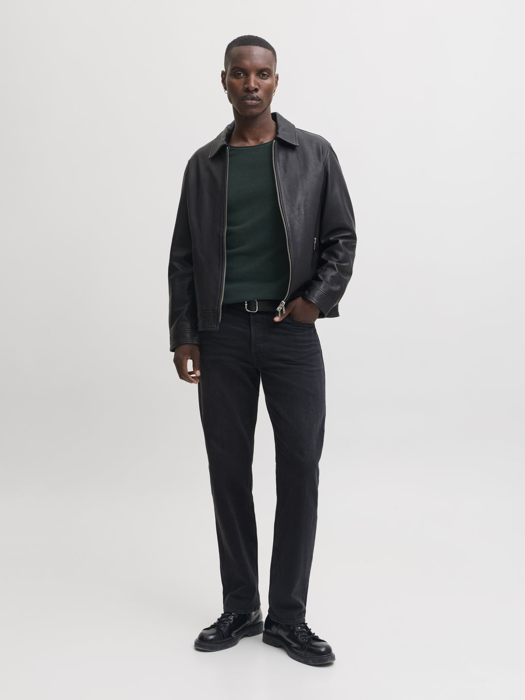 JJEHILL KNIT CREW NECK NOOS, Scarab 177578 Bild 6