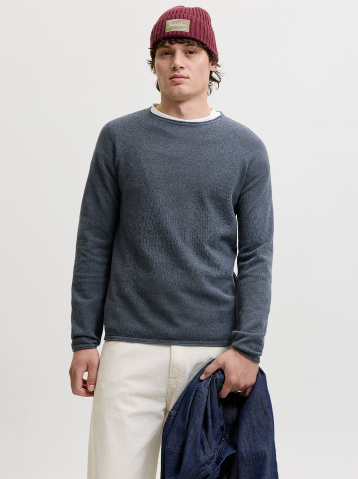 JJEHILL KNIT CREW NECK NOOS, Turbulence/Melange 176720001 Bild 2