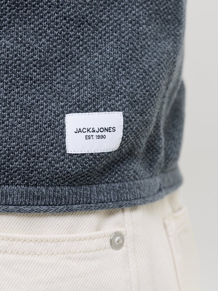 JJEHILL KNIT CREW NECK NOOS, Turbulence/Melange 176720001 Bild 7