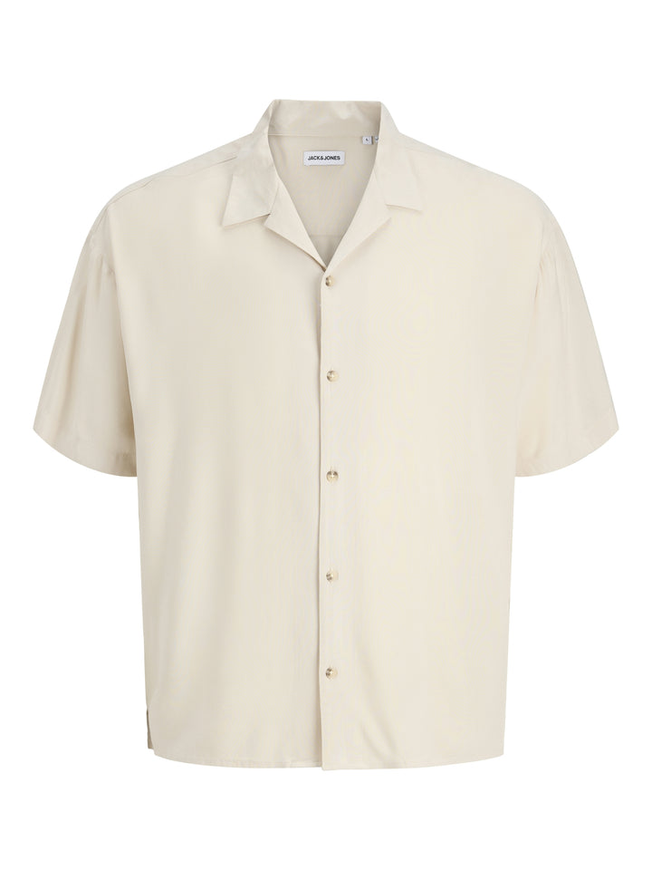 JJEJEFF RESORT SOLID SHIRT SS SN, Moonbeam 176631 Bild 1