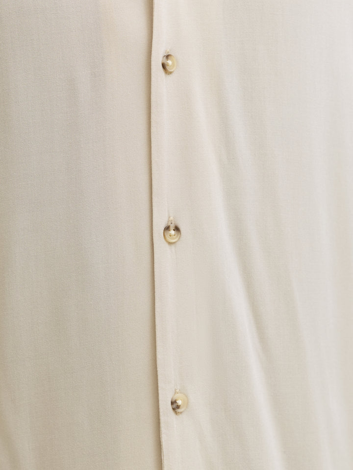 JJEJEFF RESORT SOLID SHIRT SS SN, Moonbeam 176631 Bild 4