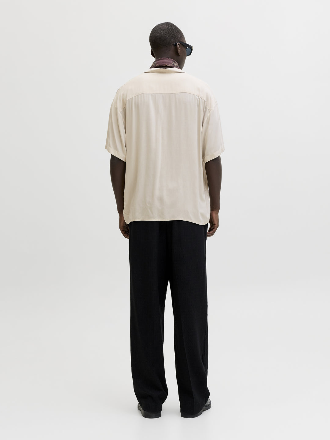 JJEJEFF RESORT SOLID SHIRT SS SN, Moonbeam 176631 Bild 6