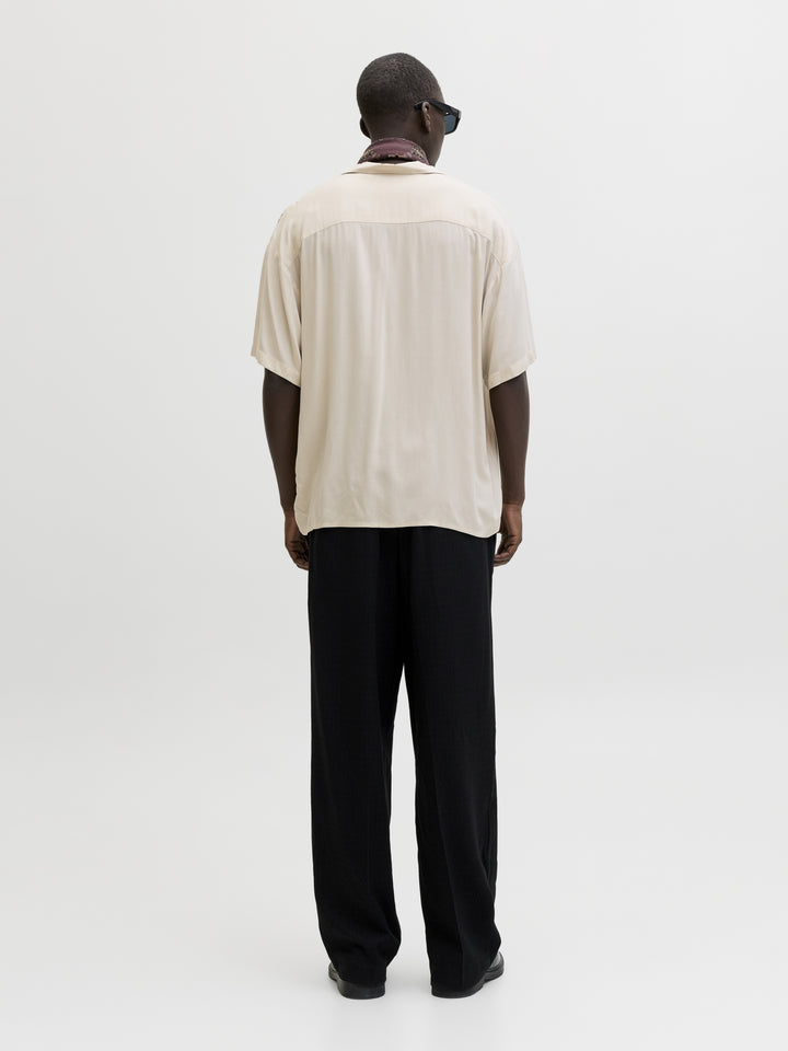 JJEJEFF RESORT SOLID SHIRT SS SN, Moonbeam 176631 Bild 6