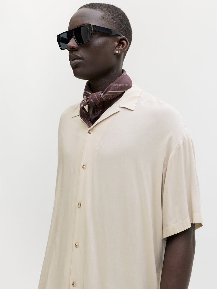 JJEJEFF RESORT SOLID SHIRT SS SN, Moonbeam 176631 Bild 7