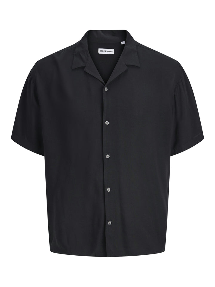 JJEJEFF RESORT SOLID SHIRT SS SN, Black 178012 Bild 1