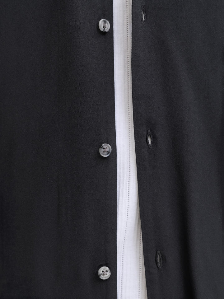 JJEJEFF RESORT SOLID SHIRT SS SN, Black 178012 Bild 3