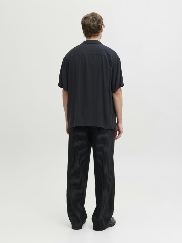 JJEJEFF RESORT SOLID SHIRT SS SN, Black 178012 Bild 6