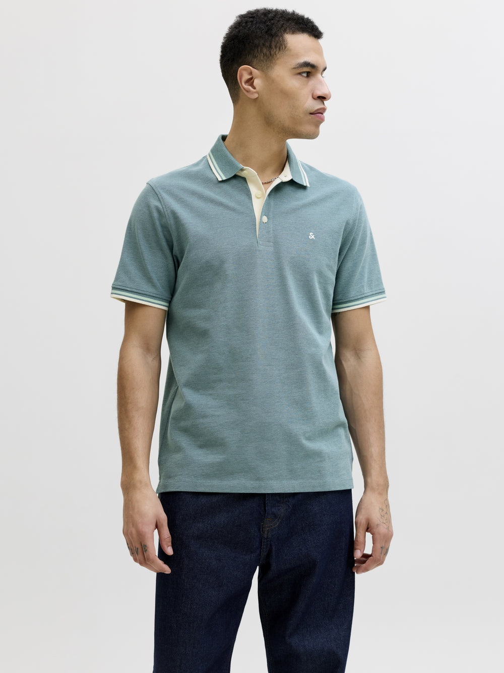 JJEPAULOS POLO SS NOOS, Atlantic Deep/PLAY 177498012 Bild 2