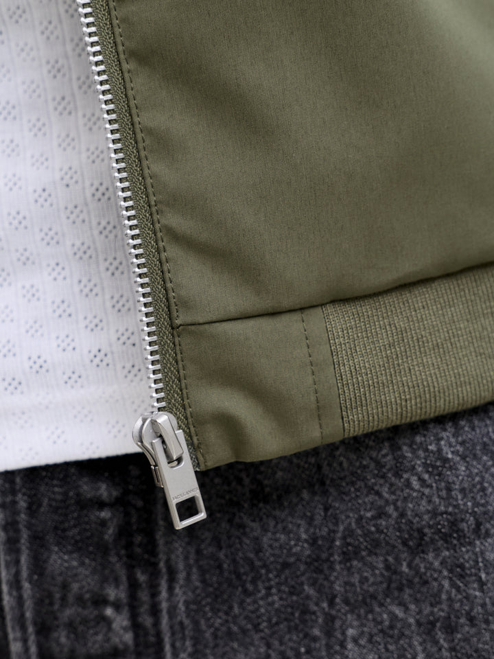 JJERUSH HARRINGTON BOMBER NOOS, Dusty Olive 176003 Bild 4