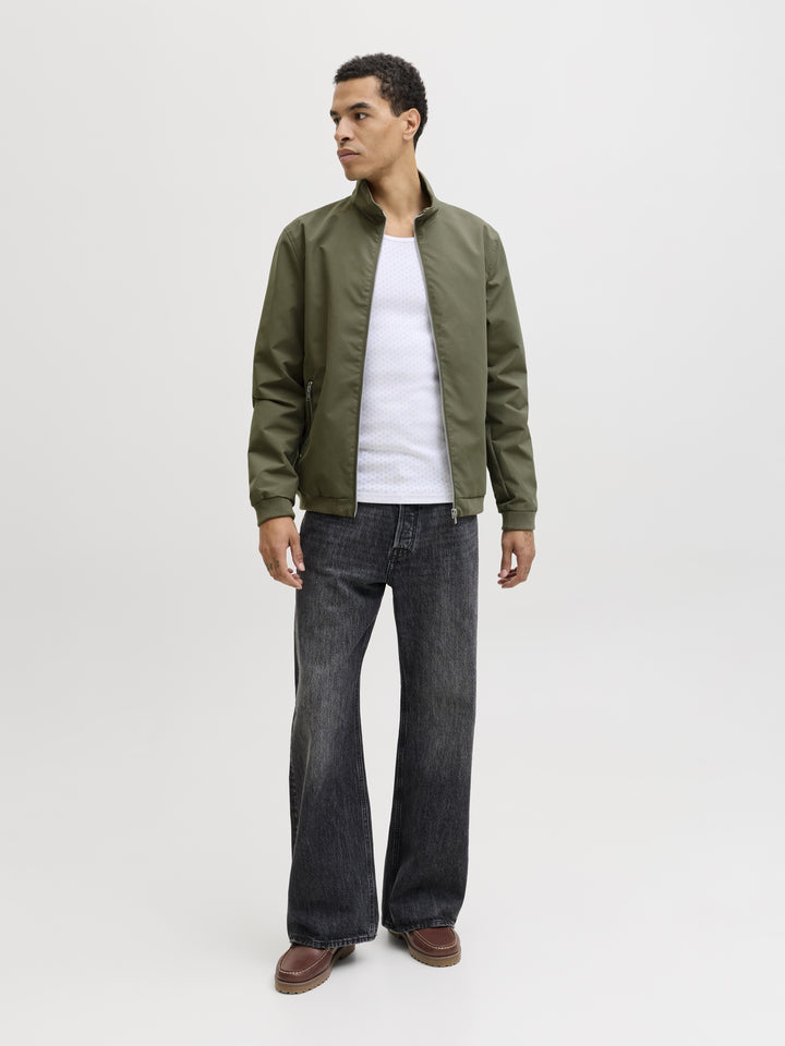 JJERUSH HARRINGTON BOMBER NOOS, Dusty Olive 176003 Bild 7