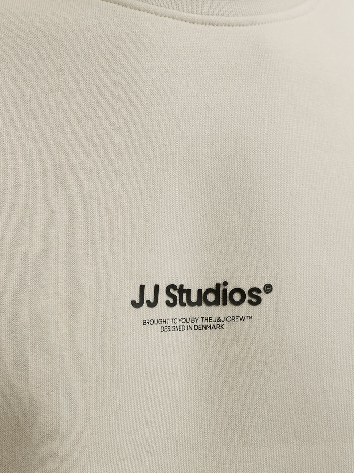 JJESOHO SWEAT CREW NECK NOOS, Moonbeam 176631 Bild 5