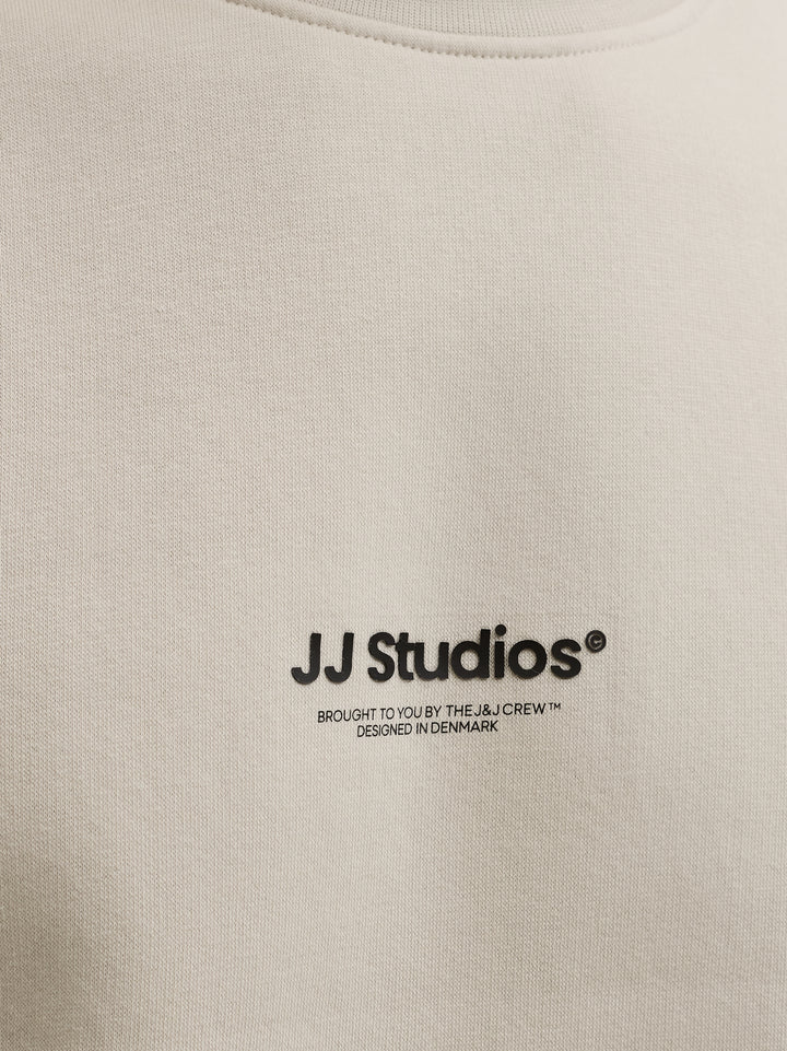 JJESOHO SWEAT CREW NECK NOOS, Moonbeam 176631 Bild 5