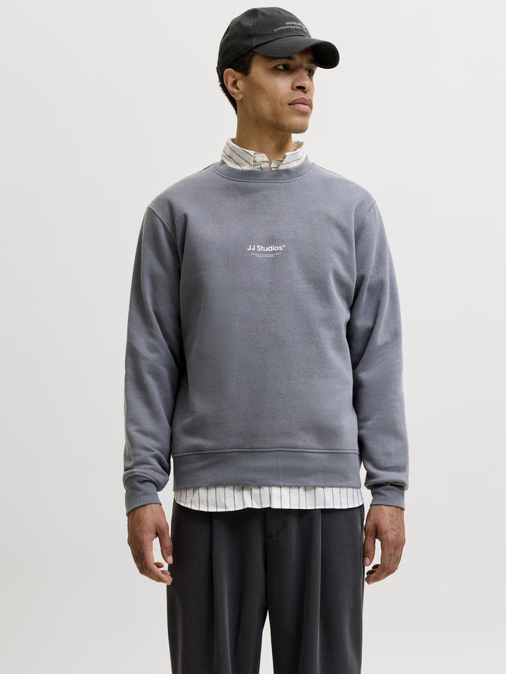 JJESOHO SWEAT CREW NECK NOOS, Turbulence 176720 Bild 2