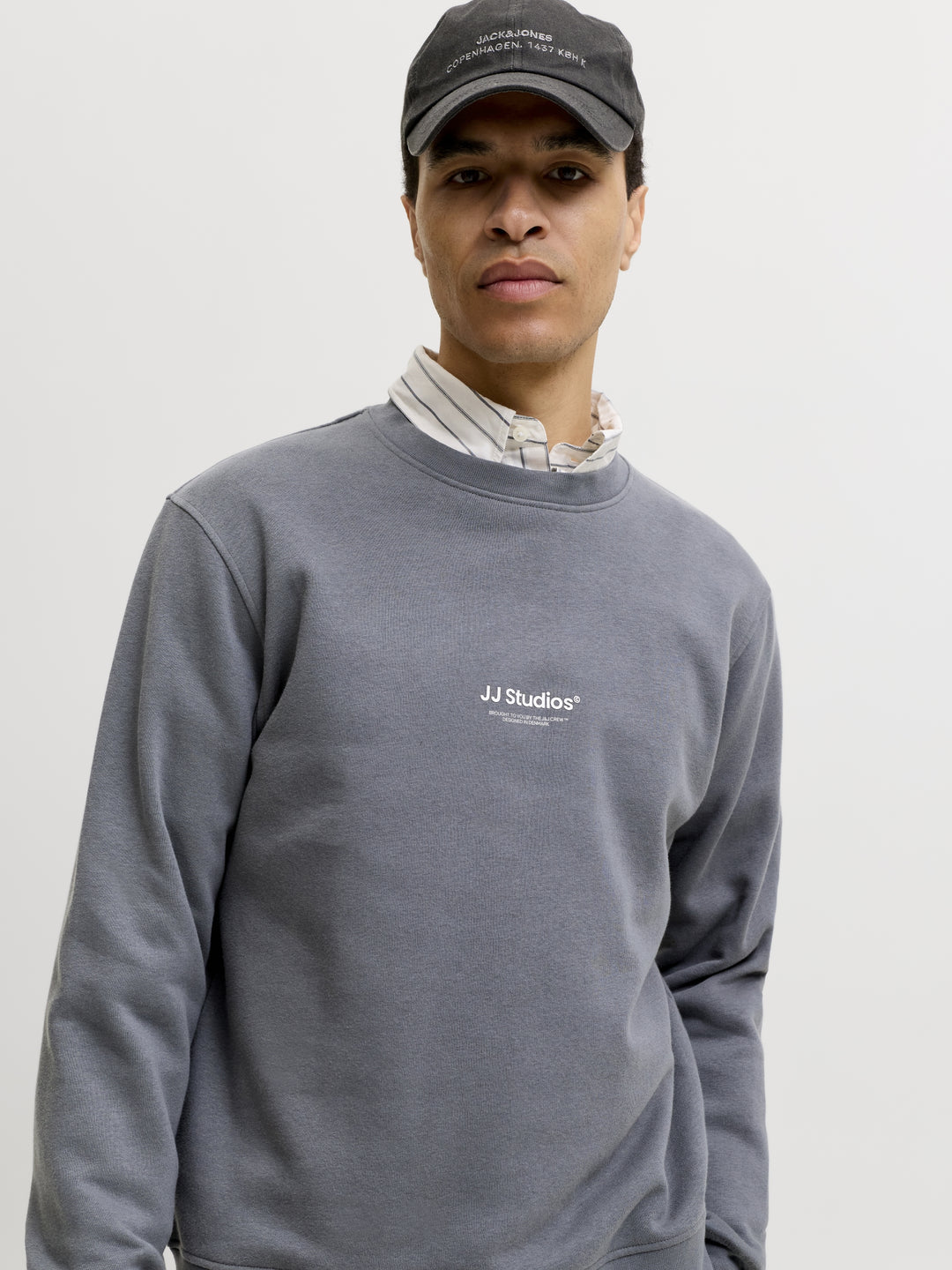 JJESOHO SWEAT CREW NECK NOOS, Turbulence 176720 Bild 7