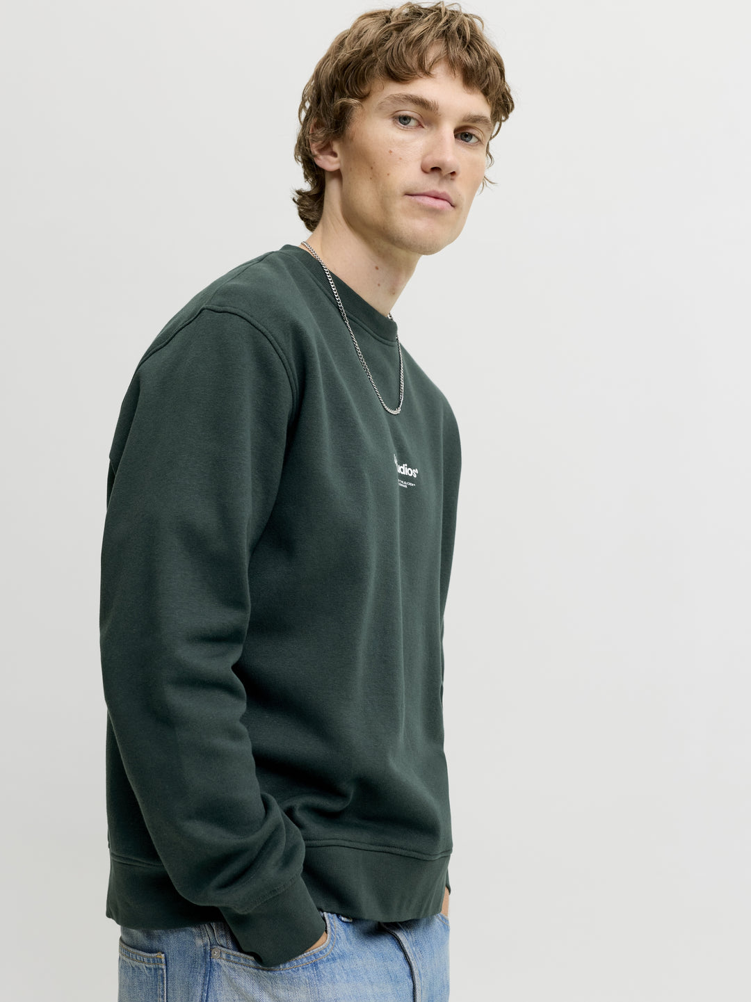 JJESOHO SWEAT CREW NECK NOOS, Scarab 177578 Bild 5