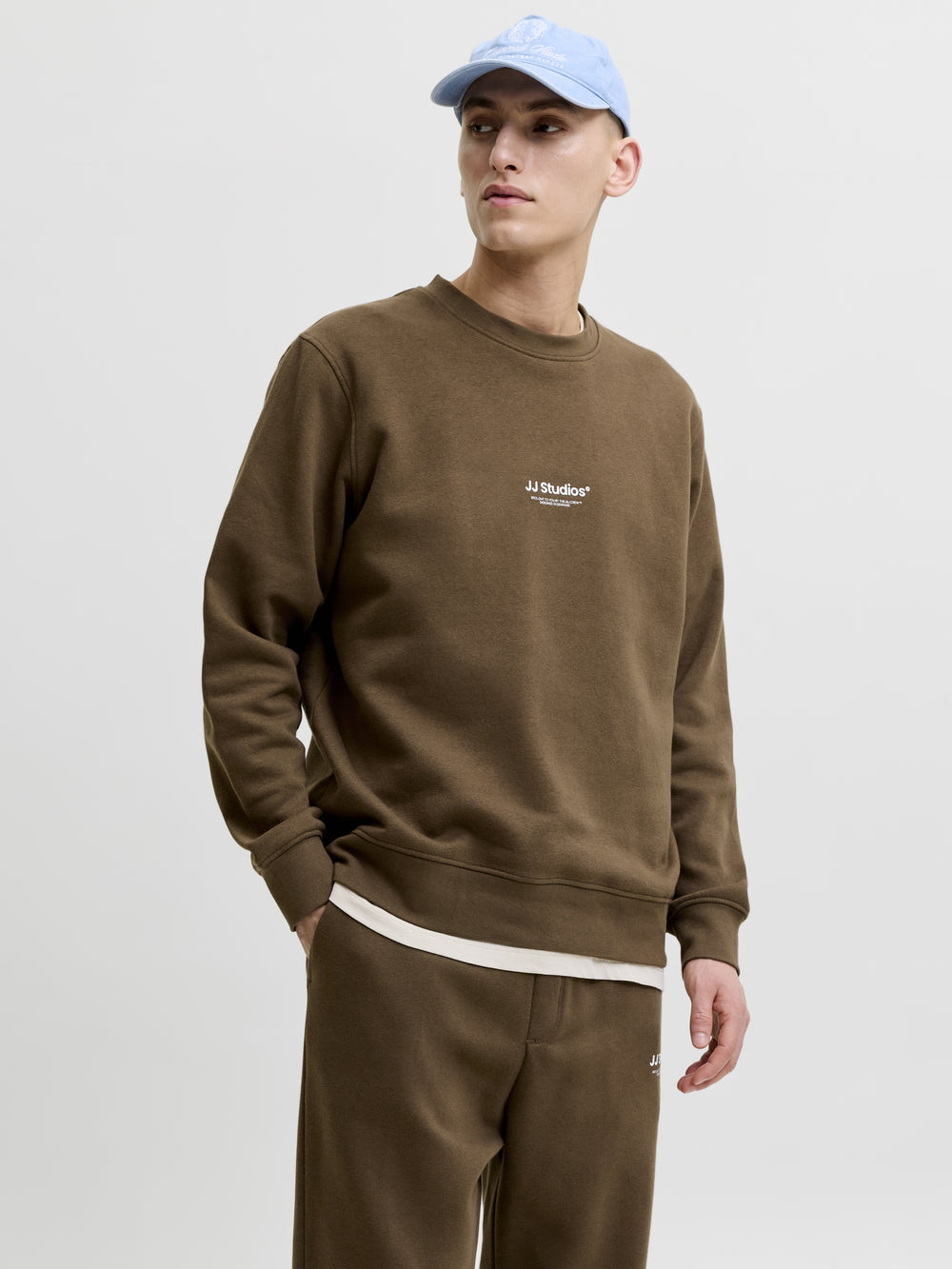 JJESOHO SWEAT CREW NECK NOOS, Cocoa 307144 Bild 2