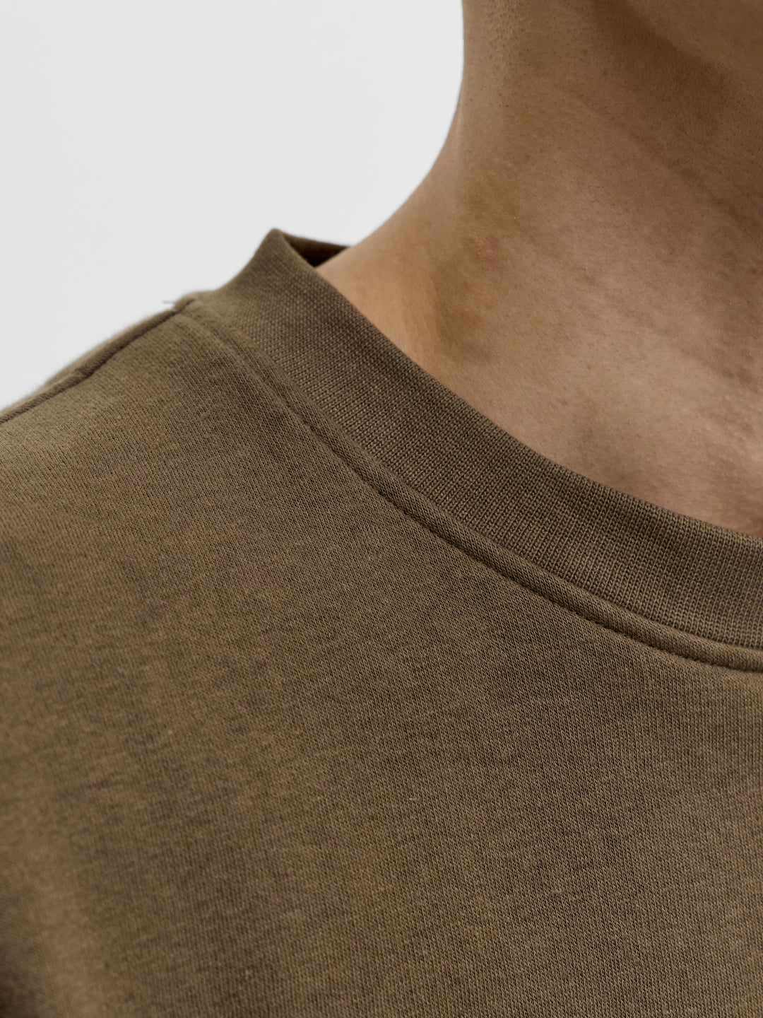 JJESOHO SWEAT CREW NECK NOOS, Cocoa 307144 Bild 3