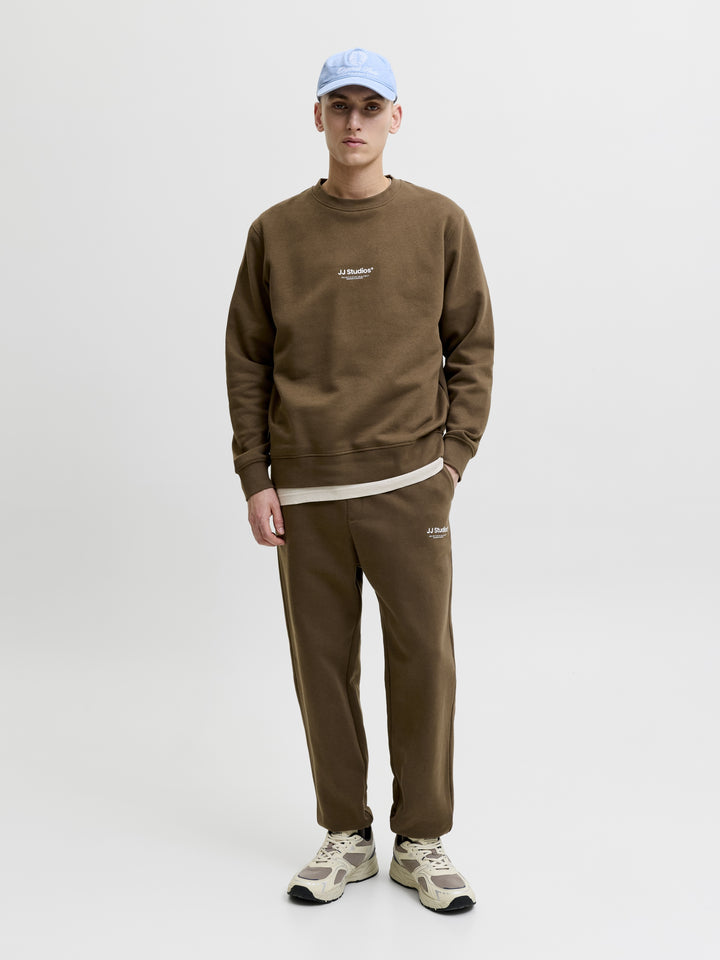 JJESOHO SWEAT CREW NECK NOOS, Cocoa 307144 Bild 5