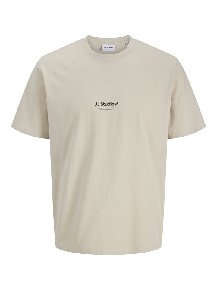 JJESOHO TEE SS CREW NECK NOOS, Moonbeam 176631 Bild 1