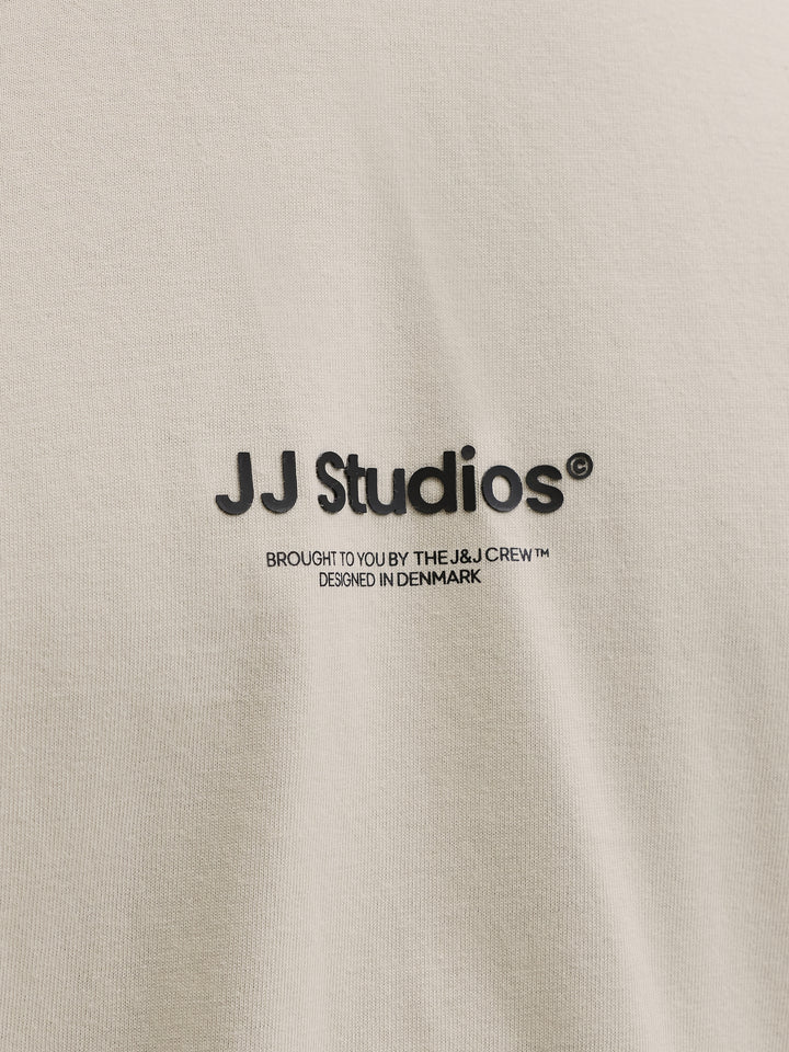 JJESOHO TEE SS CREW NECK NOOS, Moonbeam 176631 Bild 6