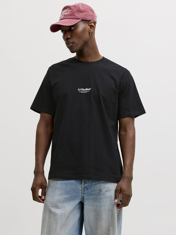 JJESOHO TEE SS CREW NECK NOOS, Black 178012 Bild 2
