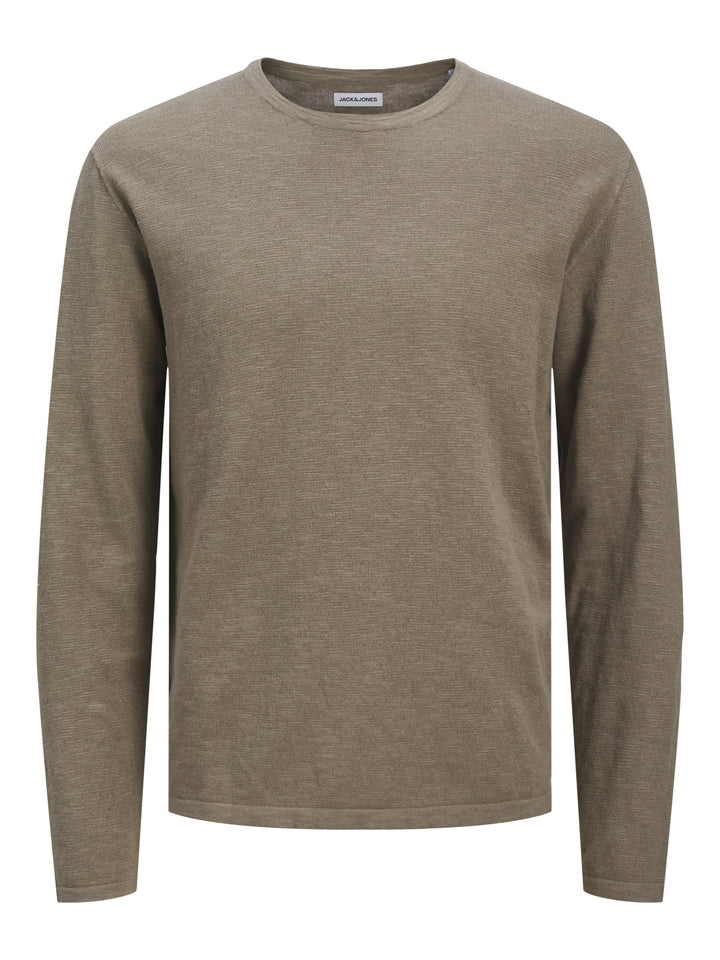 JJESUMMER KNIT CREW NECK SN, Falcon 176574 Bild 1