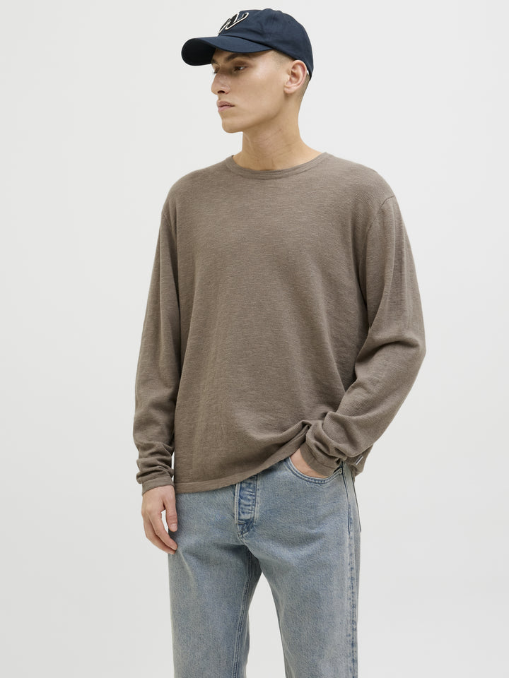JJESUMMER KNIT CREW NECK SN, Falcon 176574 Bild 2
