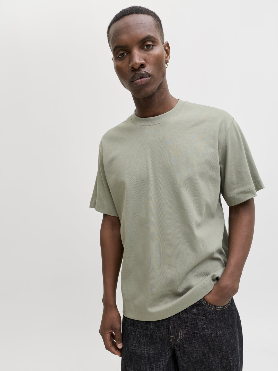 JJEURBAN EDGE TEE SS O-NECK NOOS, Vetiver 176725 Bild 7