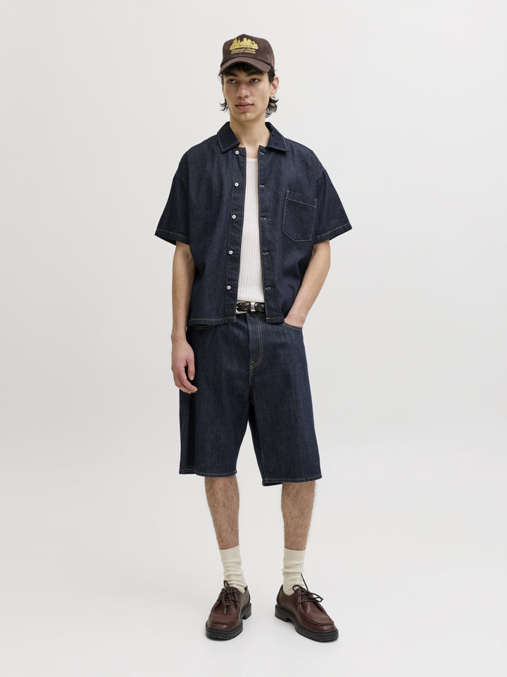 JJIALEX JJNORREBRO SHORTS SQ 400, Blue Denim/RAW 188779003 Bild 3