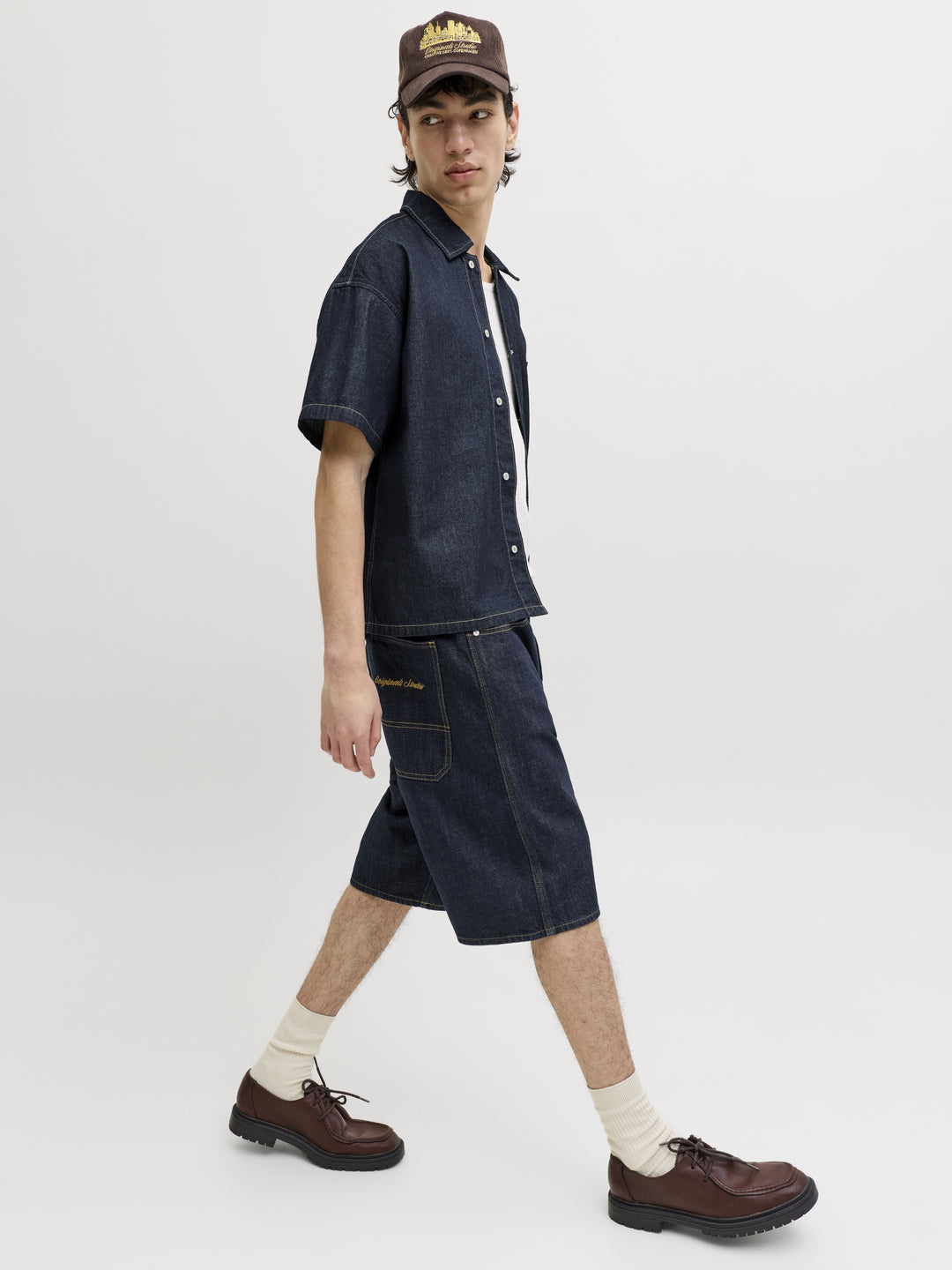 JJIALEX JJNORREBRO SHORTS SQ 400, Blue Denim/RAW 188779003 Bild 5