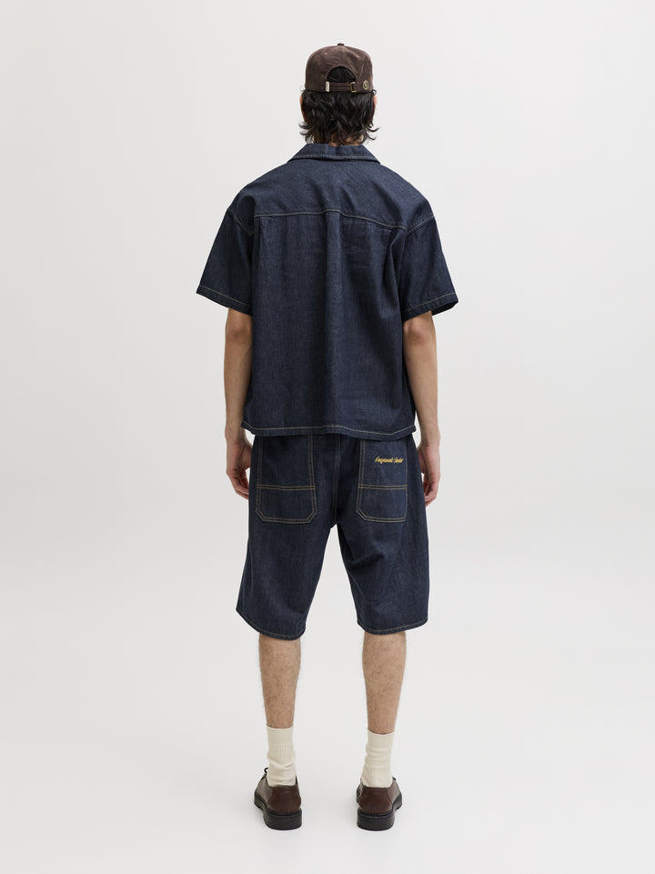 JJIALEX JJNORREBRO SHORTS SQ 400, Blue Denim/RAW 188779003 Bild 6