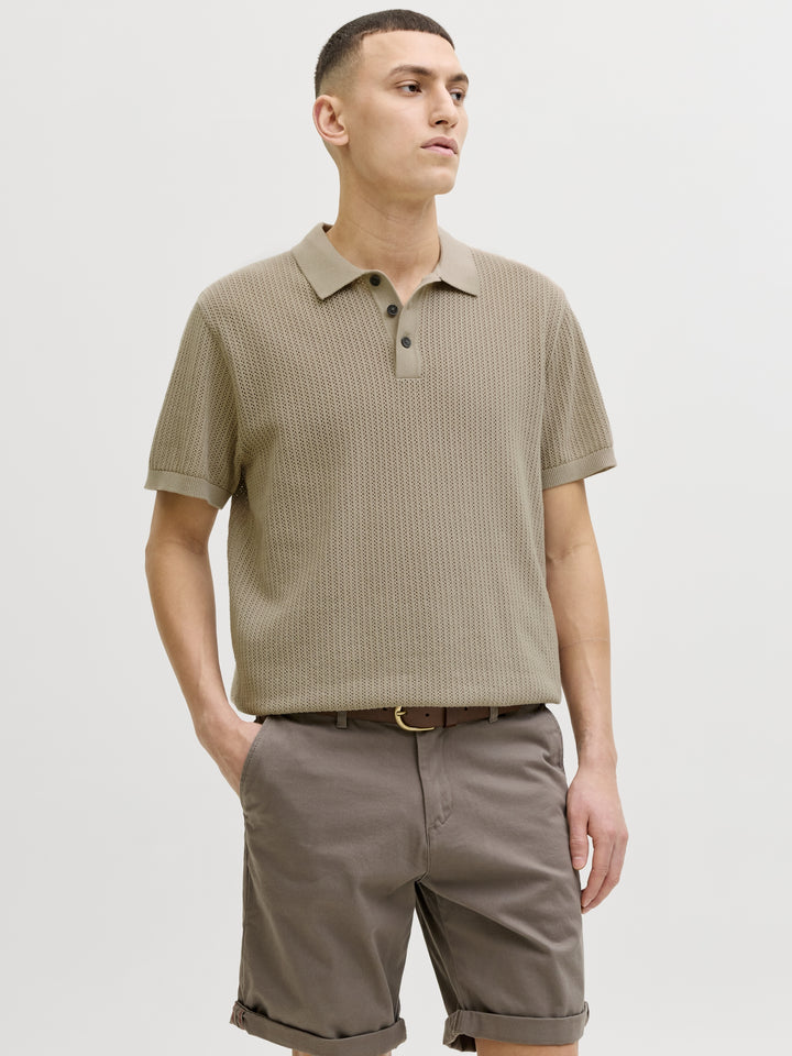 JJJESS KNIT POLO SS, String 175966 Bild 5