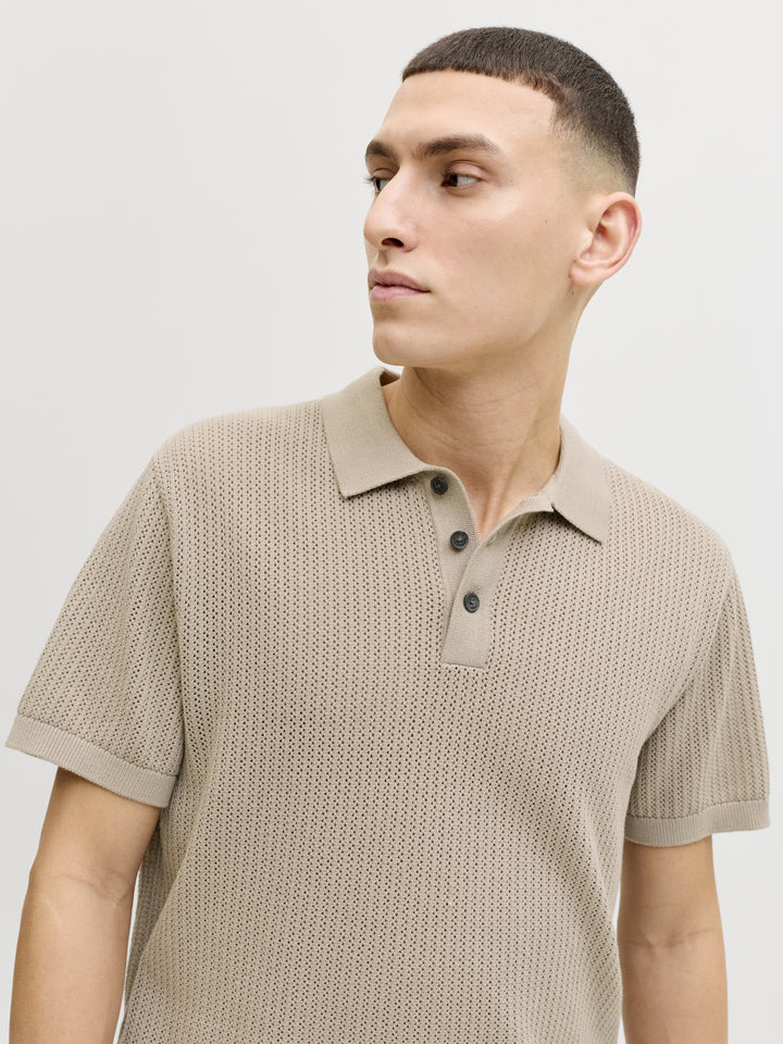 JJJESS KNIT POLO SS, String 175966 Bild 8