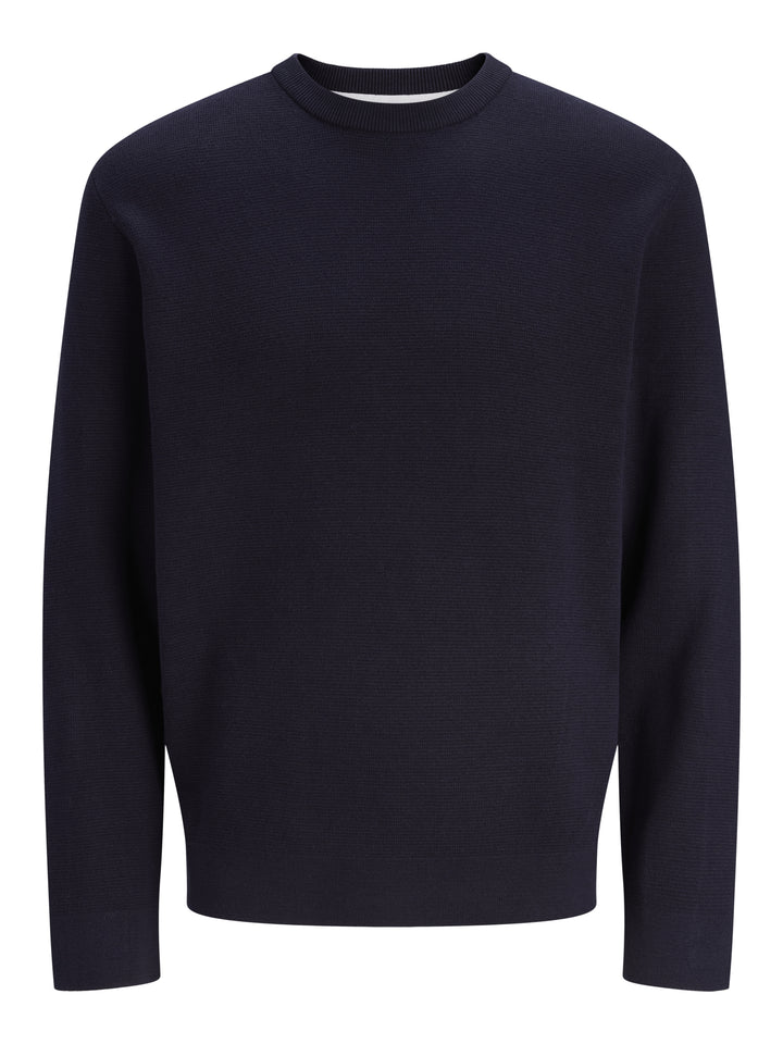 JJMILANO STITCH KNIT CREW NECK SN, Night Sky 175879 Bild 1