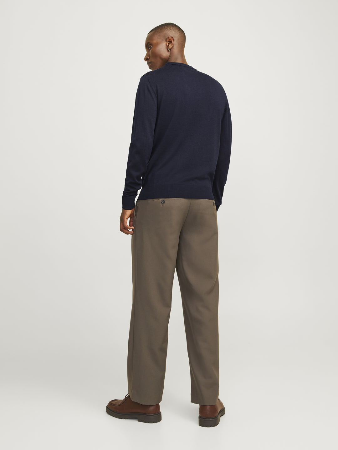 JJMILANO STITCH KNIT CREW NECK SN, Night Sky 175879 Bild 3