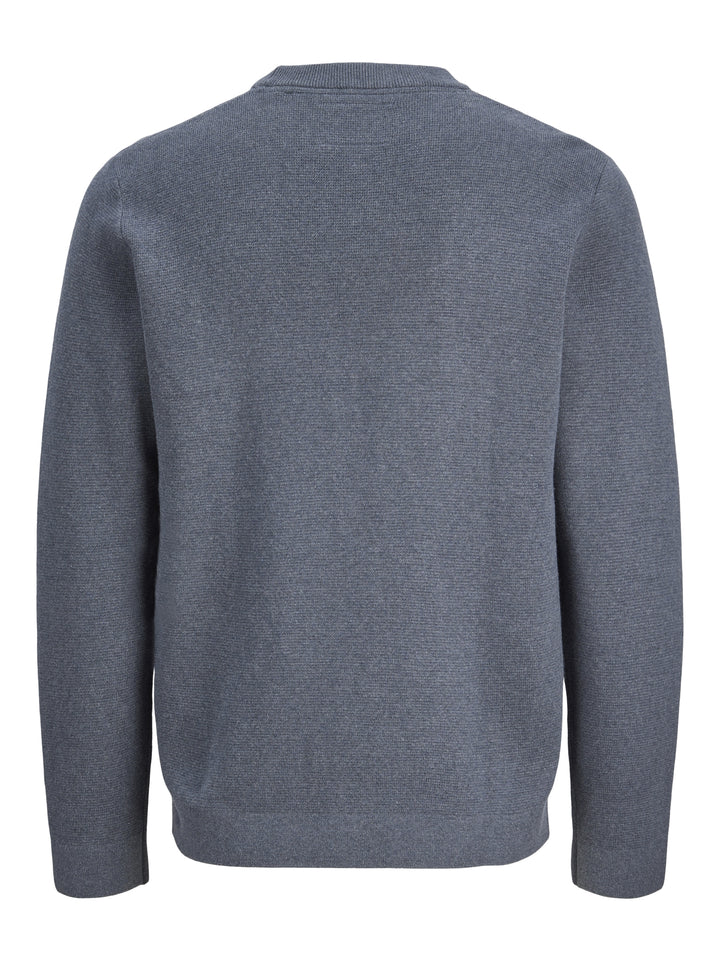 JJMILANO STITCH KNIT CREW NECK SN, Turbulence/Melange 176720001 Bild 2