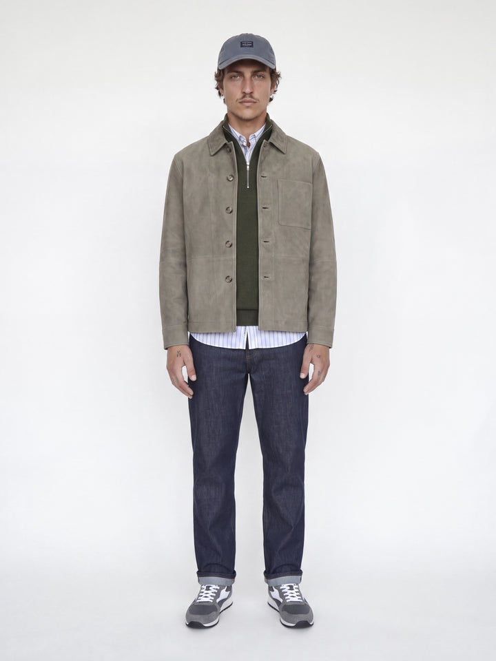 JJMILANO STITCH KNIT HALF ZIP SN, Rosin/Melange 176668001 Bild 6