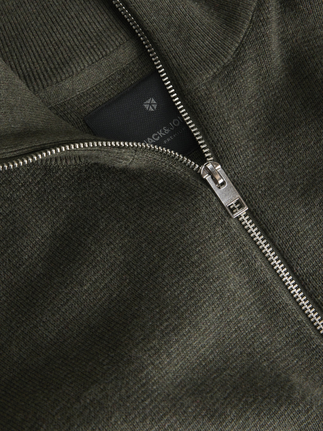 JJMILANO STITCH KNIT HALF ZIP SN, Rosin/Melange 176668001 Bild 8