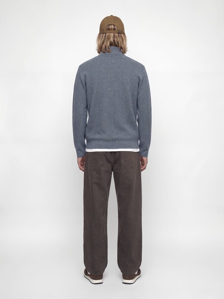 JJMILANO STITCH KNIT HALF ZIP SN, Turbulence/Melange 176720001 Bild 5