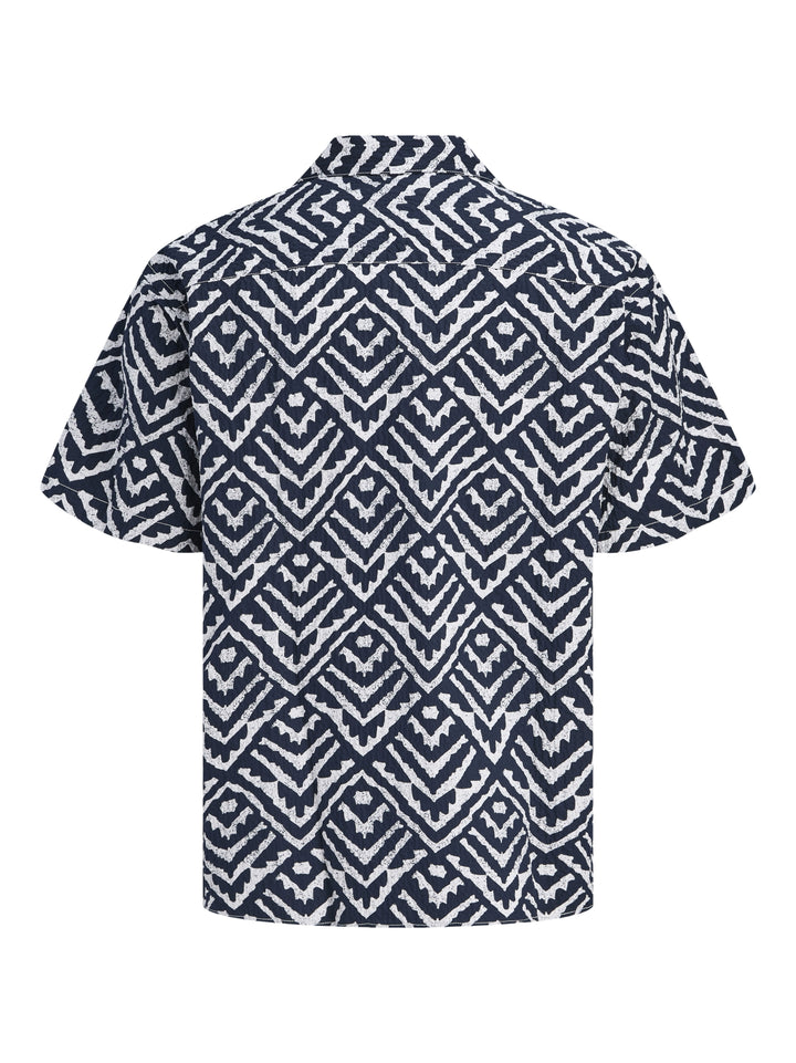 JJMILO SEERSUCKER RESORT SHIRT SS, Sky Captain/AOP 175917001 Bild 3