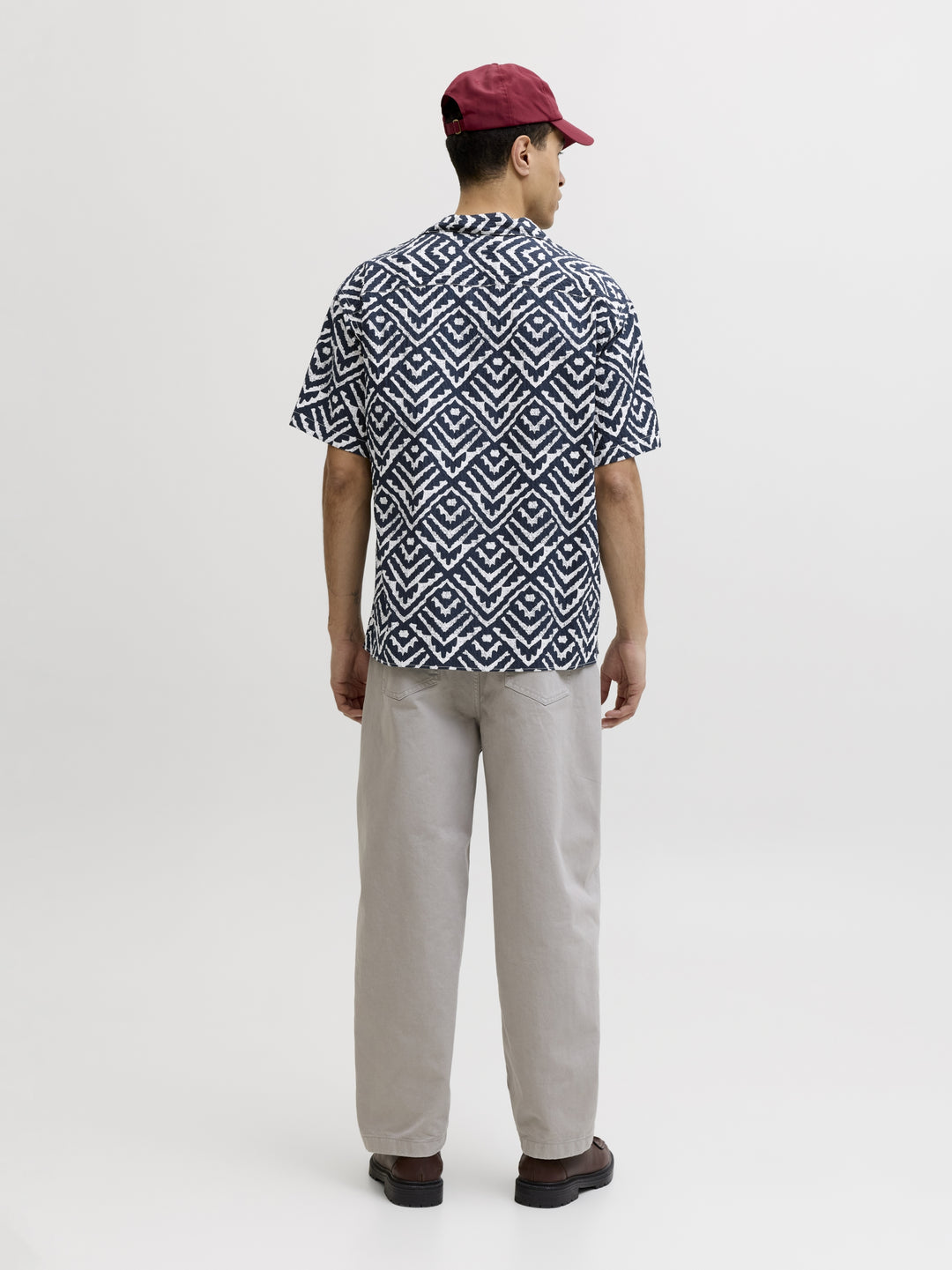 JJMILO SEERSUCKER RESORT SHIRT SS, Sky Captain/AOP 175917001 Bild 6