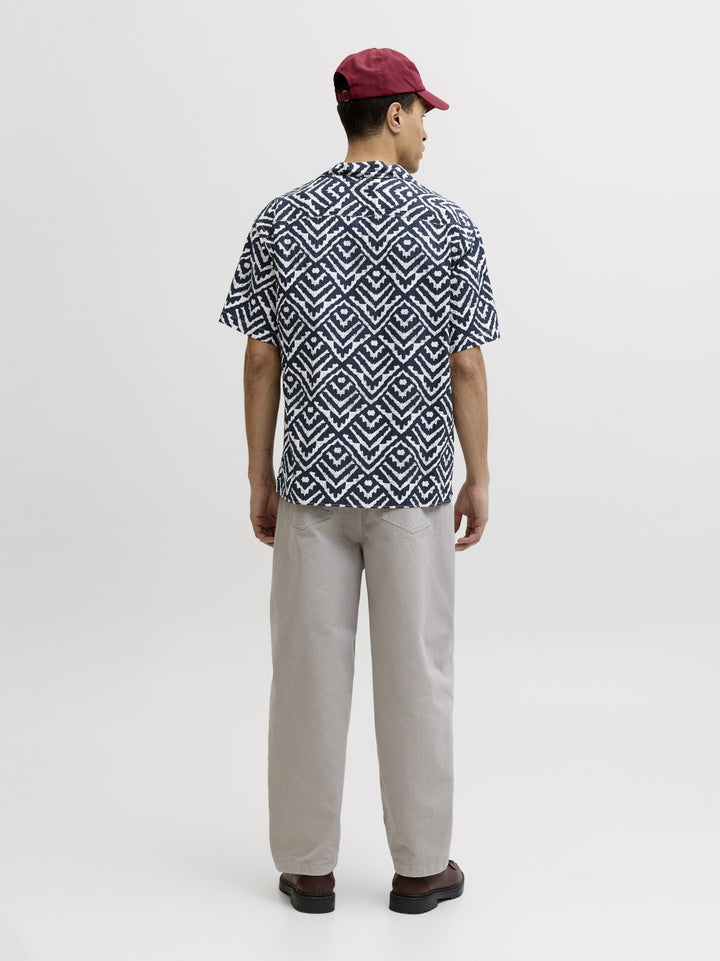 JJMILO SEERSUCKER RESORT SHIRT SS, Sky Captain/AOP 175917001 Bild 6