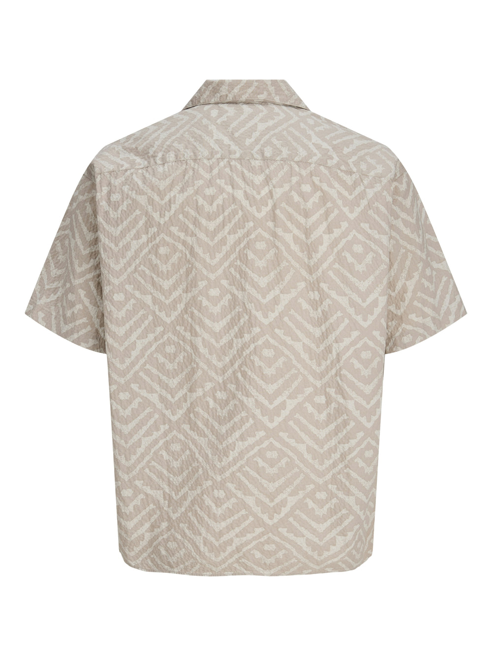 JJMILO SEERSUCKER RESORT SHIRT SS, Moonbeam/AOP 176631001 Bild 2