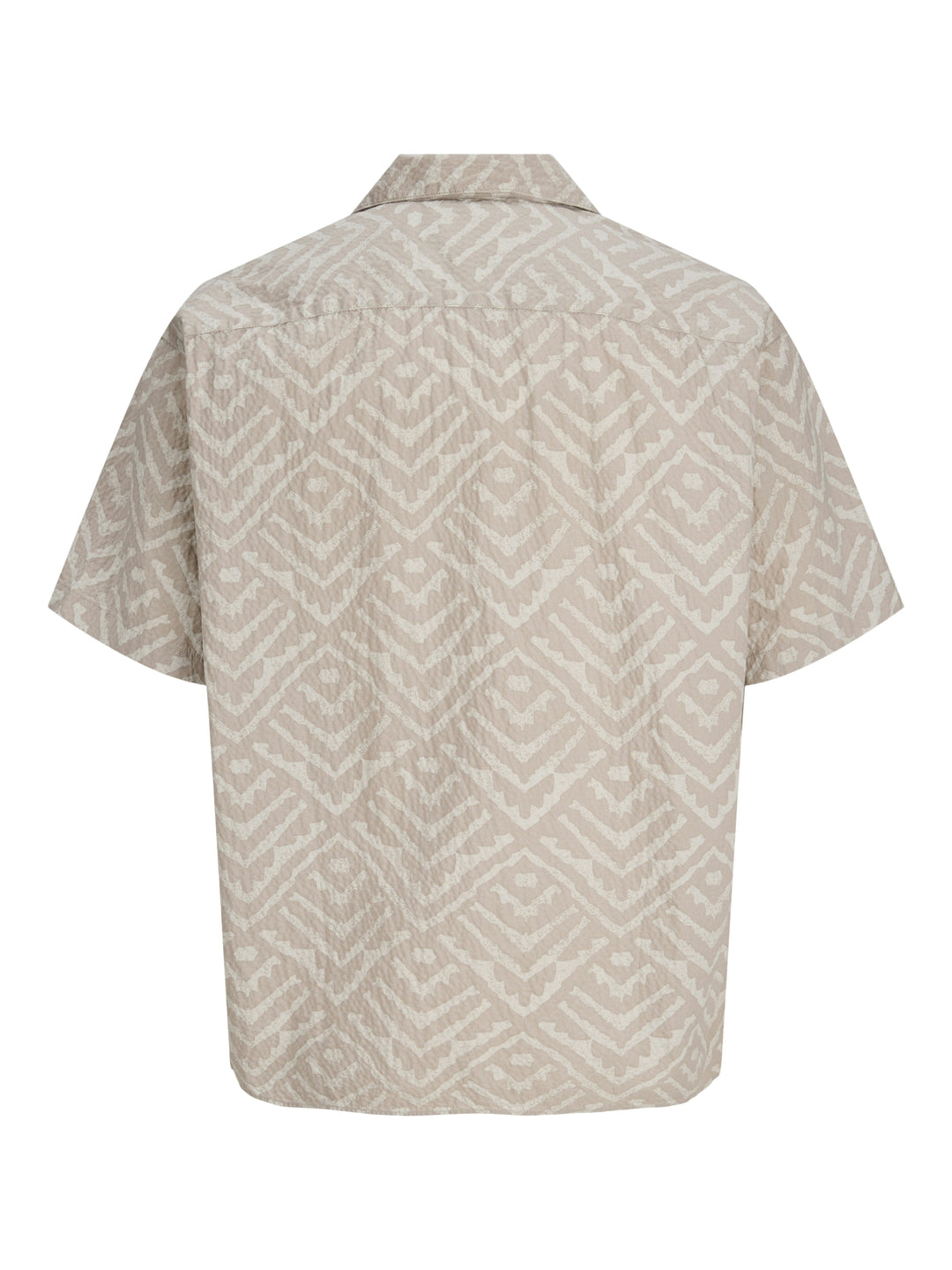 JJMILO SEERSUCKER RESORT SHIRT SS, Moonbeam/AOP 176631001 Bild 2
