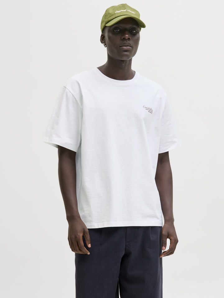 JJROAR TEE SS CREW NECK, Bright White 177627 Bild 13
