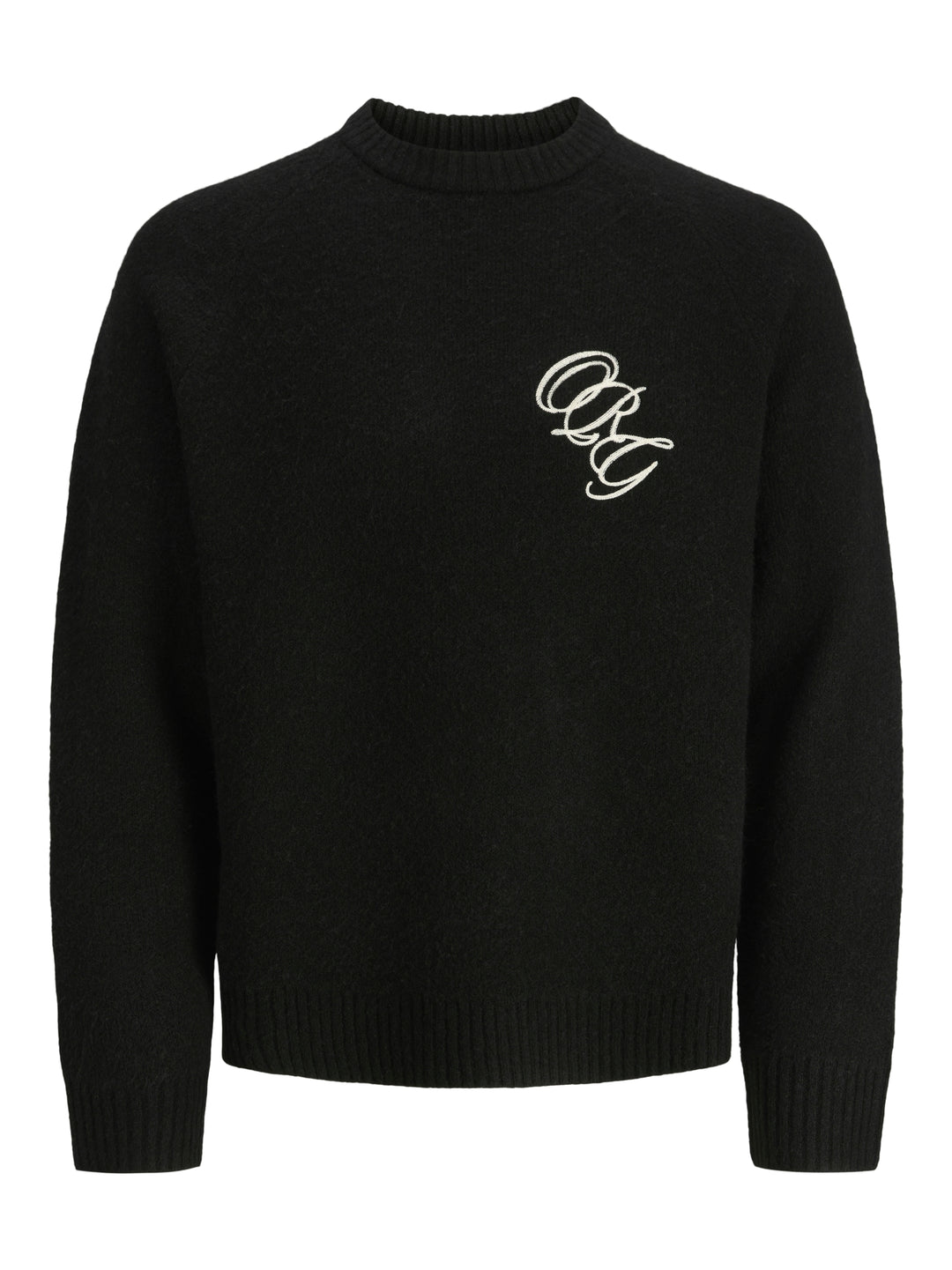 JORBEDFORD KNIT EMB CREW NECK, Black 178012 Bild 1
