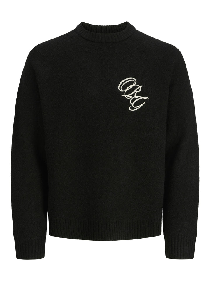 JORBEDFORD KNIT EMB CREW NECK, Black 178012 Bild 1
