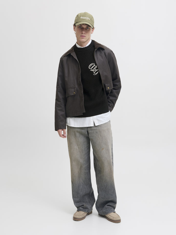 JORBEDFORD KNIT EMB CREW NECK, Black 178012 Bild 3
