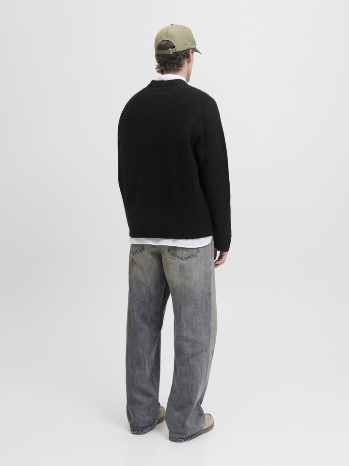 JORBEDFORD KNIT EMB CREW NECK, Black 178012 Bild 4