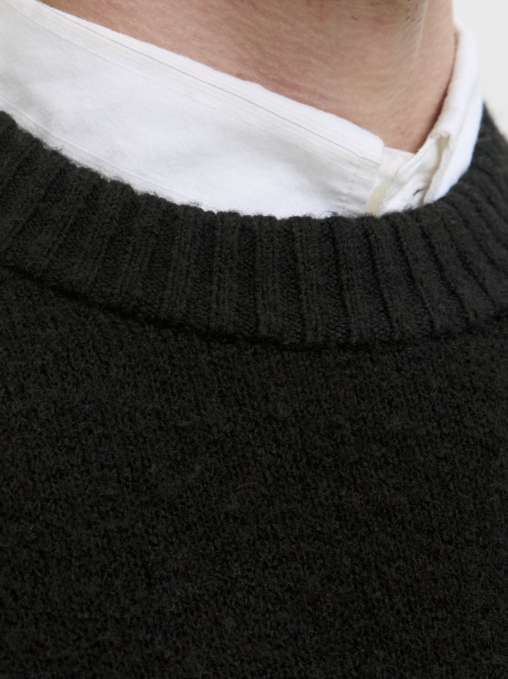 JORBEDFORD KNIT EMB CREW NECK, Black 178012 Bild 6